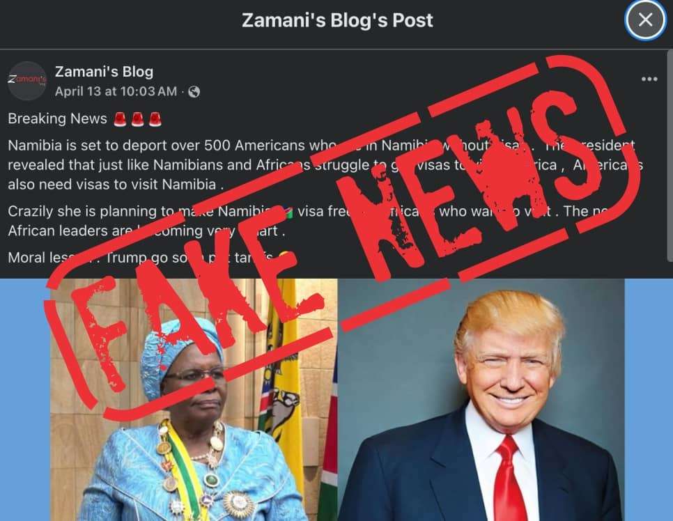 Namibia Deporting U.S. Citizens? We fact-checked it and here is the truth