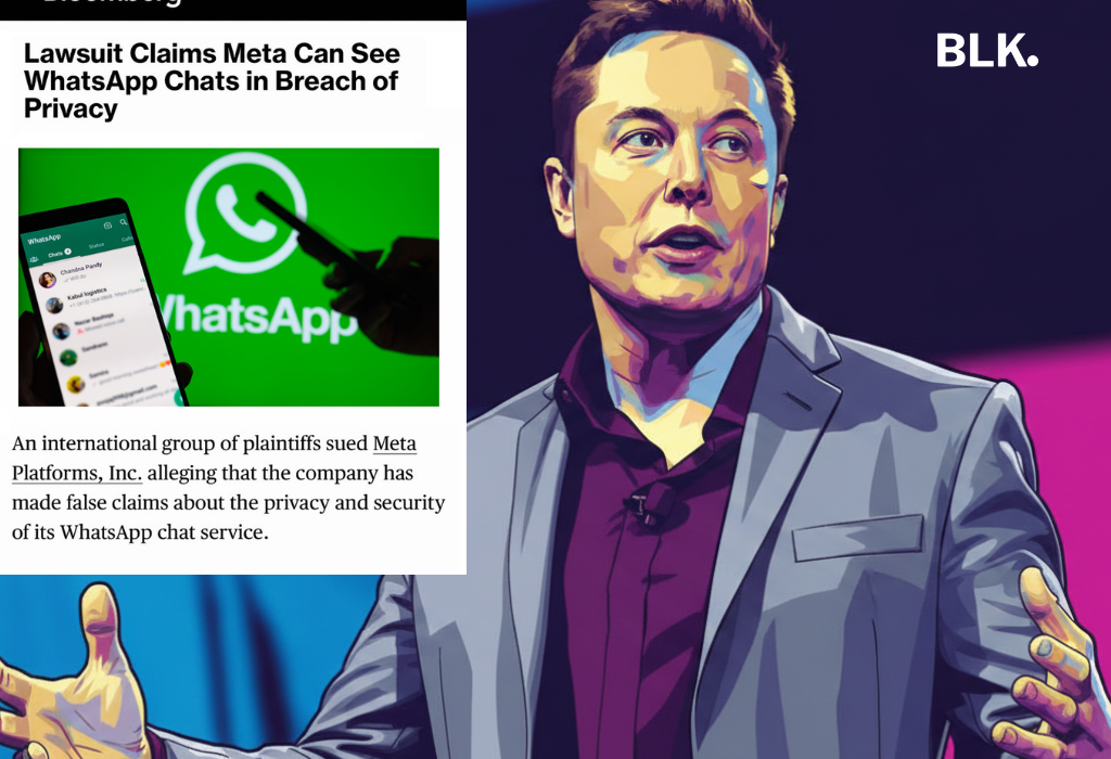 Elon Musk warns “WhatsApp is not secure,” as Meta faces privacy lawsuit